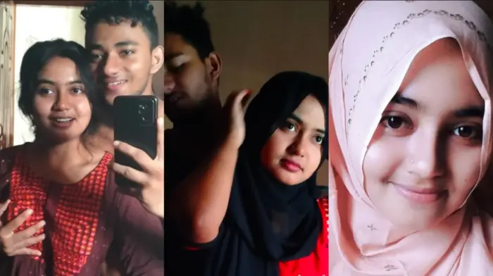 Bangladeshi Beautiful Young Hijabi GF Stripping On VC HD