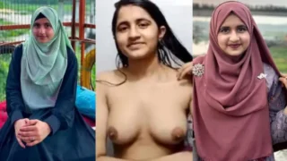 Cute Hijabi Teen College GF Showing On VC HD