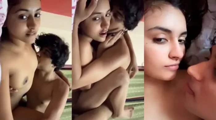 Cute Slim Horny GF Fucking Hard Moaning With BF HD
