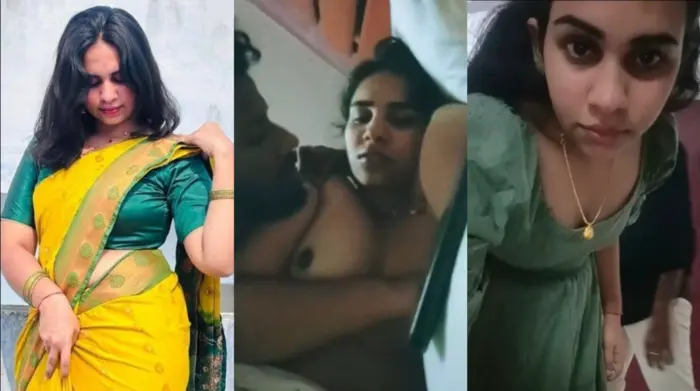 Cute Tamil Girl Romance Kissing Naked in Bed HD